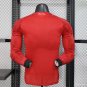Manchester United Home 25/26 Long Sleeve Player Jersey