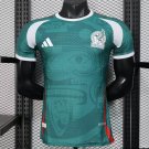 Mexico Green with Aztec Serpent Pattern 2025 Player Jersey