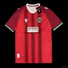 Hannover 96 Red with Vertical Stripe Pattern 25/26 Adult Soccer Futbol Football Jersey