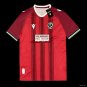 Hannover 96 Red with Vertical Stripe Pattern 25/26 Adult Soccer Futbol Football Jersey