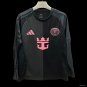 Inter Miami Away Black 25/26 Long Sleeves Adult Soccer Football Futbol Jersey