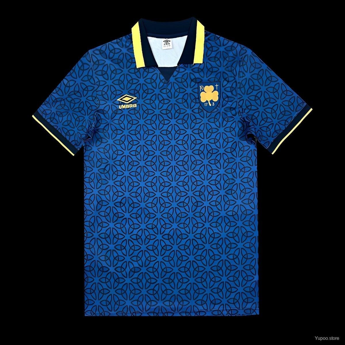 Ireland St. Patrick's Day Blue 2025 Adult Soccer Futbol Football Jersey