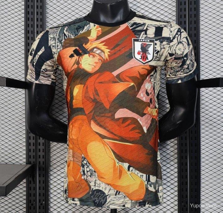 Japan Multi-Color with Naruto Anime Character 2025 Player Soccer Football Futbol Adults Jersey