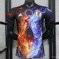 Japan NA ZHA Black with Fire & Ice Warrior 2025 Player Soccer Football Futbol Adults Jersey