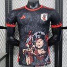 Japan National Team Black with Anime 2025 Player Soccer Football Futbol Adults Jersey