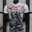 Japan White with Samurai & Cherry Blossom 2025 Player Soccer Football Futbol Adults Jersey