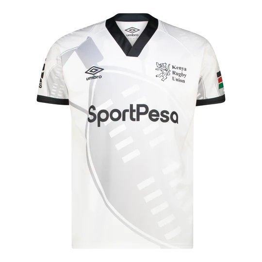 Kenya White with Black 2026 Jersey