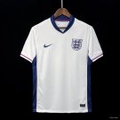 England Home White 2024 Football Soccer Jersey