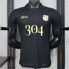 FC Barcelona Black Jersey With 304 Sponsor 25/26 Player Jersey
