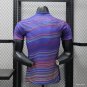 FC Barcelona Blue with Colorful Wave Stripes 25/26 Player Jersey
