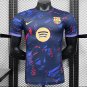 FC Barcelona Navy Blue with Spotify 25/26 Player Soccer Football Futbol Adults Jersey