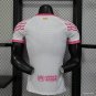 FC Barcelona Pink White with Diagonal Stripe Pattern 25/26 Player Jersey