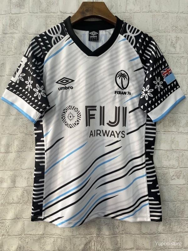 Fiji 7s White 2025 Rugby Jersey