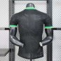 Brazil Black with Eagle Print 2025 Player Jersey