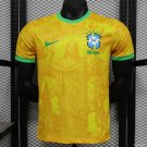 Brazil Christ Yellow Goalkeeper Special 2024 Player Soccer Football Futbol Adults Jersey