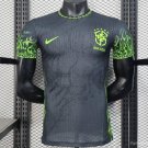 Brazil Dark Grey & Neon 2025 Player Soccer Football Futbol Adults Jersey