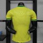 Brazil Yellow with Green Animal Pattern 2025 Player Jersey
