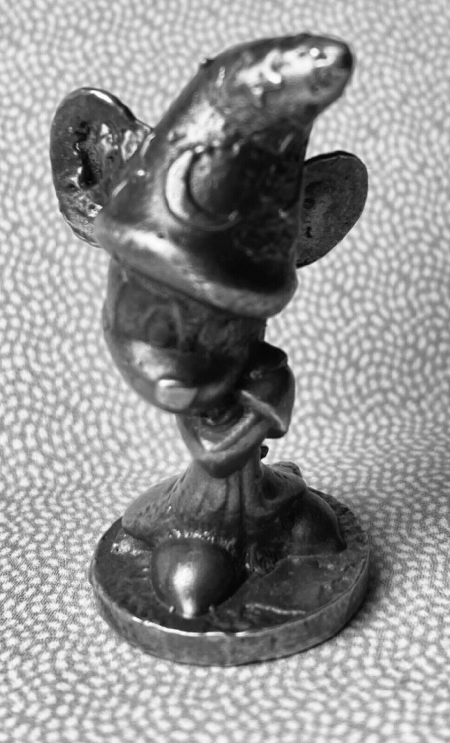 Early SOLID .999 SILVER Disney Mickey Sorcerer&acirc;��s Apprentice figurine Scarce
