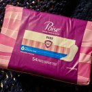 Poise Incontinence Pads for Women, 4 Drop, Moderate Absorbency, Long, 54Ct