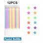 12pc pastel pen with 12 Refill pastel Colors Gel Pens School Office