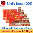 3x 100 Authentic Bonback Bird\s Nest Drinks No Sugar Sterilized Healt