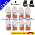 4 Set Schwarzkopf Glatt No2 Hair Straightening Cream Straightener Rebond