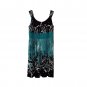 Women Dressbarn Turquoise & Black Dress- Size 14