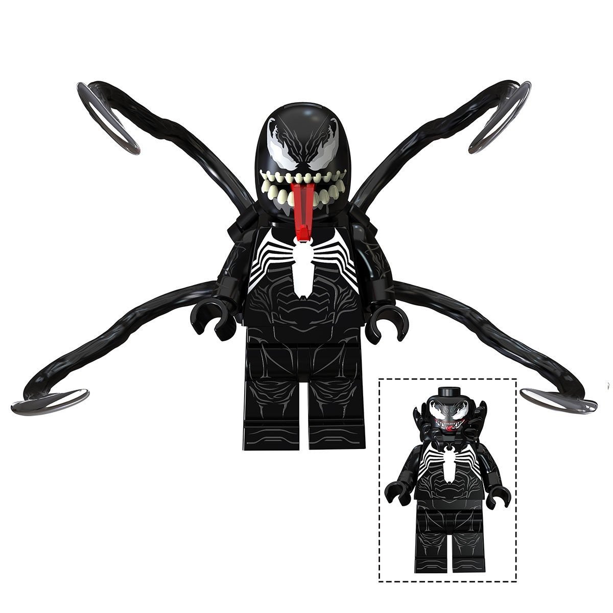 Spider-Man 2 Black Suit Minifigures Building Toy