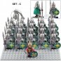Royal Guard Archers Riders of Rohan Army The Lord of the Rings 21pcs Minifigures