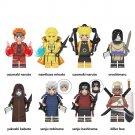 Naruto Kabuto The Hokage Orochimaru Killer Bee 8pcs Minifigures Building Toy