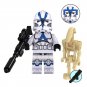 The 501st Legion Clone trooper and Battle Droid Star Wars Minifigures Bricks Toy