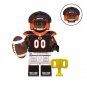 Football Player Bengals Super Bowl NFL Rugby Players Minifigures Building Toy