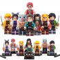 Demon Slayer Corps Tanjiro Inosuke Tengen Uzui Kyojuro Sanemi 16pcs Minifigures