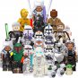 Star Wars Mando Ahsoka Obi-Wan Darth Vader Rahm Kota 16pcs Minifigures Toy