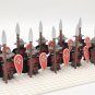 The Knights Hospitaller Spearmen the Crusader Army 10pcs Minifigure Bricks Toys