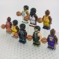 NBA Basketball Players Kobe Curry Jordan Durant Harden 8pcs Minifigures Toy