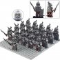 Mordor Orcs Heavy Armored Army The Lord Of The Rings 21pcs Minifigures Toy