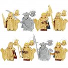 The Hobbit Elves The Mirkwood Royal Guard Elf Soldiers 8pcs Minifigures Bricks