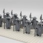 Mirkwood Elven Guards Spear Army The Hobbit Lord of the Rings 10pcs Minifigures