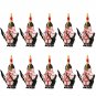 Bordered White Banner The Qing Dynasty Soldiers 10pcs Minifigures Building Toy
