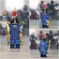 Bordered Blue Banner The Qing Dynasty Soldiers 10pcs Minifigures Building Toy