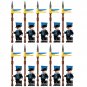 Napoleonic Wars Brunswick Uhlan Soldiers 10pcs Minifigures Building Toy