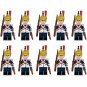 Napoleonic Wars Dutch Army the Dutch Dragoon Cavalry Guard 10pcs Minifigures Toy