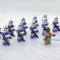 The 187th Legion Star Wars Jedi Mace Windu Attack Battalion 11pcs Minifigures