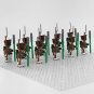 Napoleonic Wars Russian Artillery Infantry Soldiers 10pcs Minifigure Bricks Toys