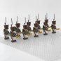 Napoleonic Wars Russian Artillery Infantry Army 10pcs Minifigure Bricks Toys