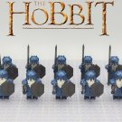 The Hobbit The Lonely Mountain Dwarf Cobalt Armour Soldiers 10pcs Minifigures
