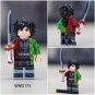 Demon Slayer Tanjiro Nezuko Rengoku Kyoujurou Akaza Inosuke 8pcs Minifigures Toy