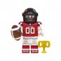 Rugby Players NFL Super Bowl Saints Titans Falcons Bengals 8pcs Minifigures Toy