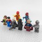 Superhero The Flash Supergirl General Zod Dark Flash Cyborg 8pcs Minifigures Toy